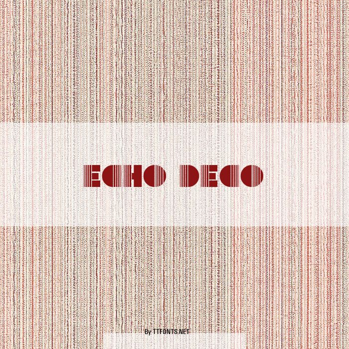 Echo Deco example
